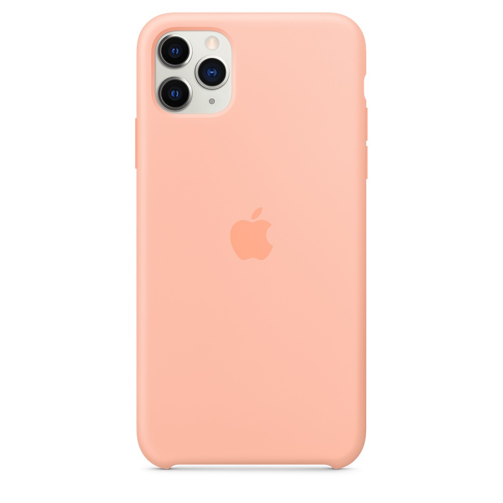 Silikonowe etui do iPhone 11 Pro Max grejpfrutowe