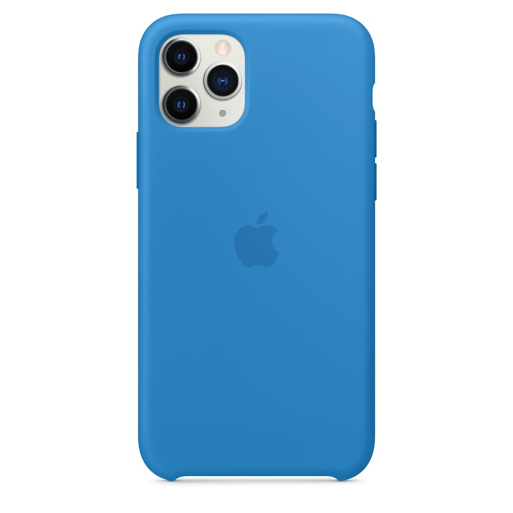 Silikonowe etui do iPhone 11 Pro - błękitna fala