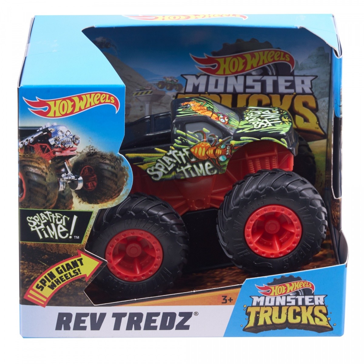 Pojazd Monster Trucks  Rev Tredz Splatter Time