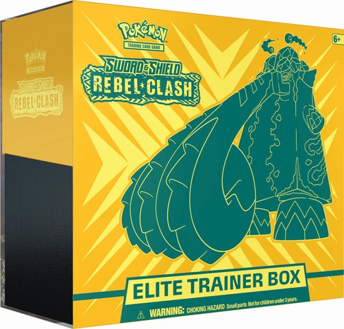 Karty Sword & Shield Rebel Clash Elite Trainer Box