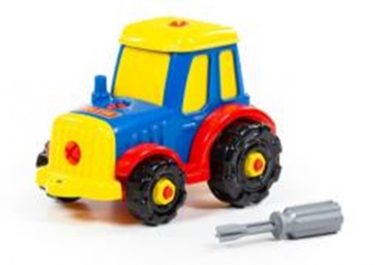 Klocki-transport Traktor 20 elementów