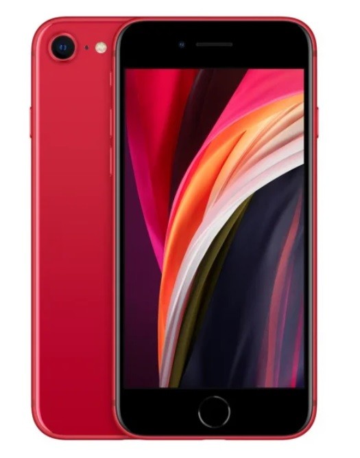 iPhone SE 64GB red