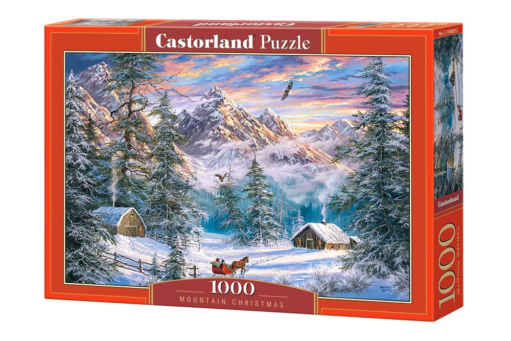 Puzzle 1000 elementów Zima w górach