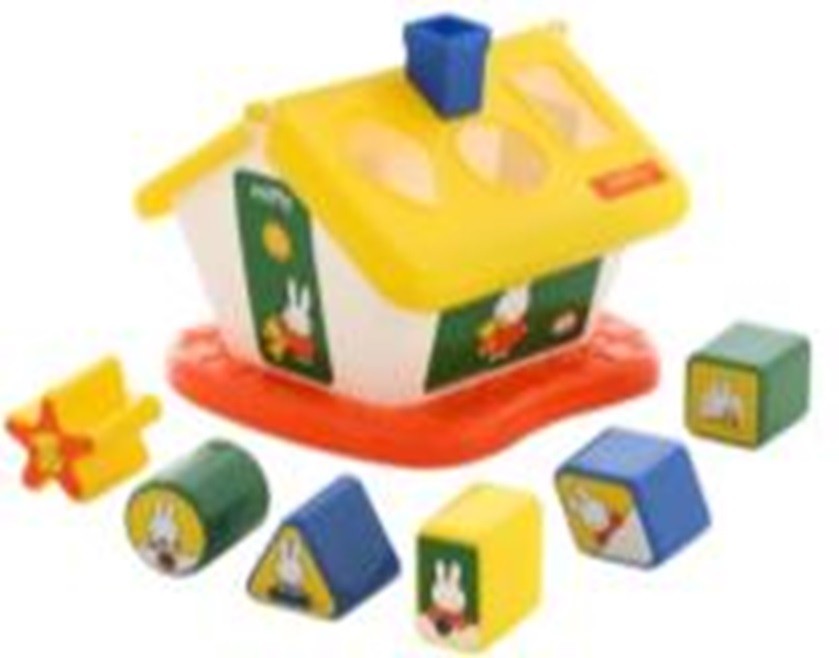 Sorter Domek logiczny Miffy z 6 klockami