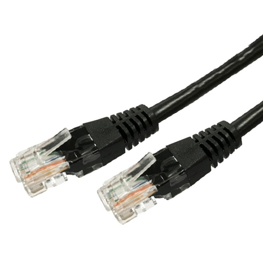 Patchcord kategoria 5e RJ45 UTP 1,5m czarny 