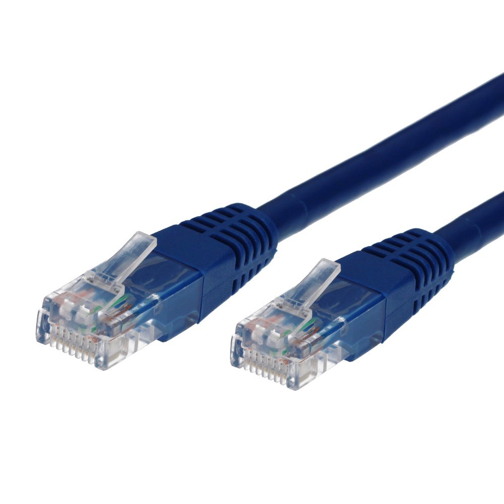 Patchcord kategoria 5e RJ45 UTP 1,5m niebieski 