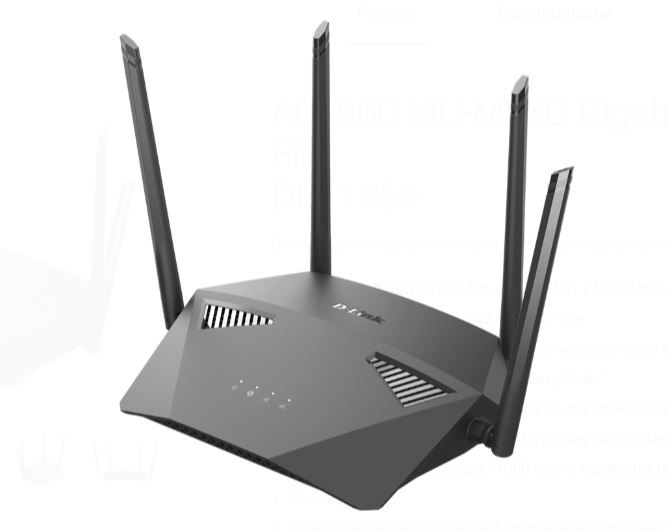 Router DIR-1950  AC1900 1xWAN 4xLAN