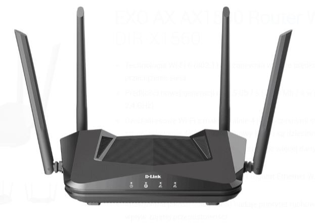 Router DIR-X1560 AX1500 1xWAN 4xLAN