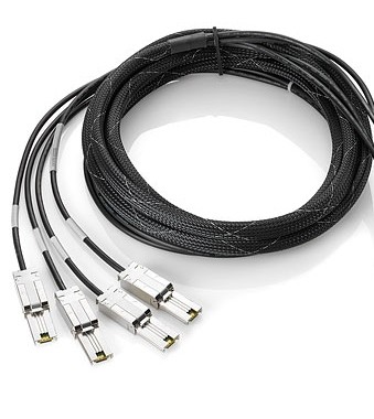 Kabel zewnętrzny 1.0m MiniSAS HD - MiniSAS HD 716195-B21 