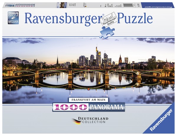 Puzzle 1000 elementów Frankfurt Panorama