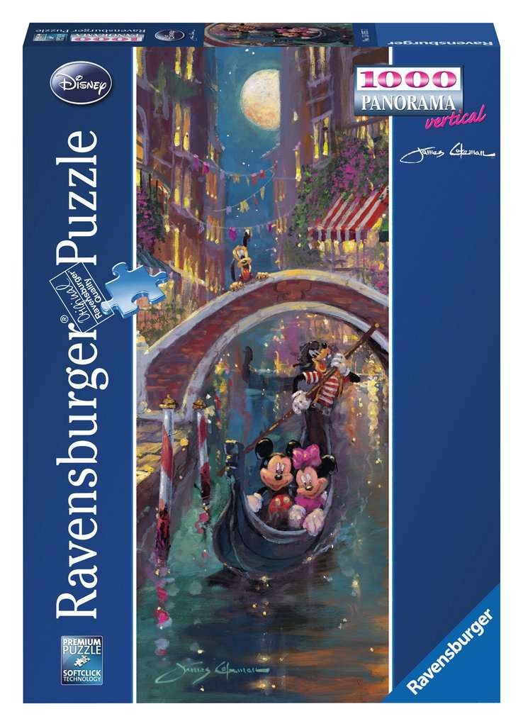 Puzzle 1000 elementów Disney Romantyczny wieczór w Wenecji