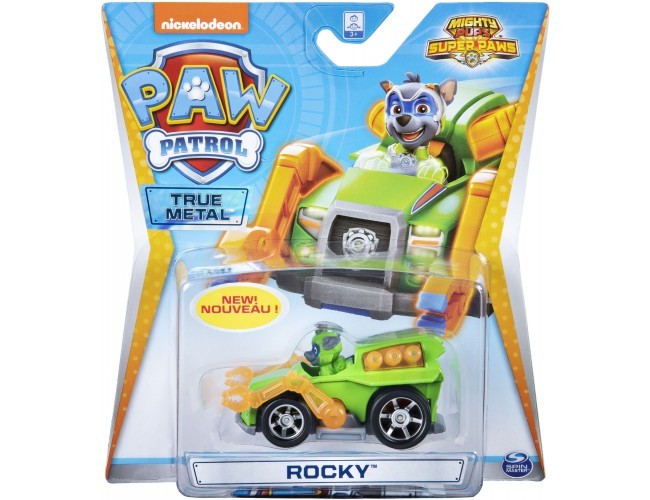 Pojazd Die-Cast, Mighty Rocky Psi Patrol