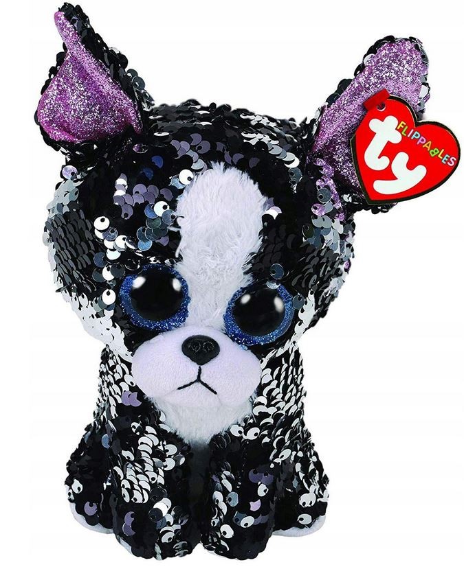 Maskotka TY Flippables Portia cekinowy terrier 15 cm