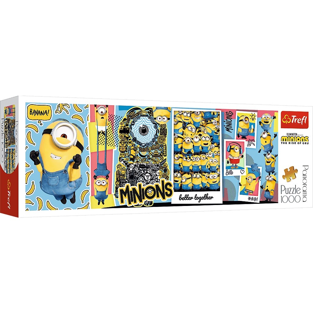 Puzzle 1000 elementów Panorama Minionki