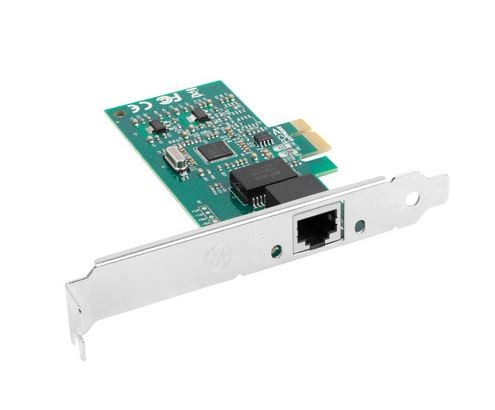 Karta sieciowa  PCI-E 1X RJ45 1GB INTEL + ŚLEDŹ LOW PROFILE