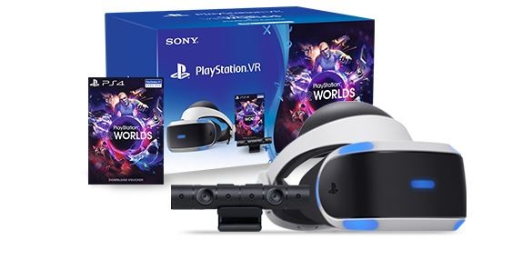 Playstation VR + Camera V2 + VR Worlds 