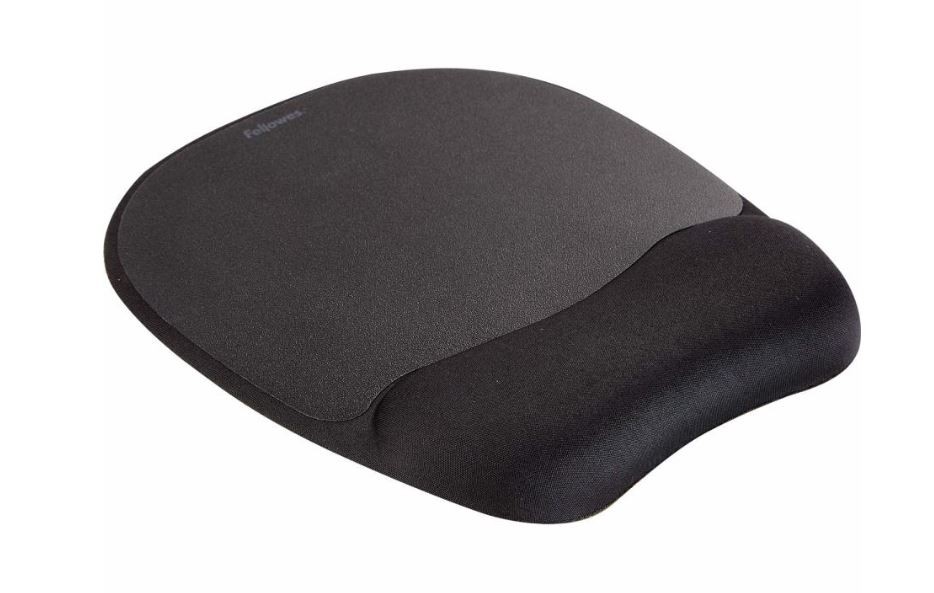 Podkładka pod mysz i nadgarstek Memory Foam, czarna