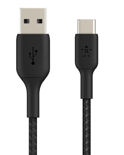 *Belkin Braided USB-C USB-A 3m  czarny