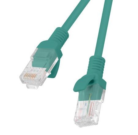 Kabel PATCHCORD KAT.5E 30M ZIELONY FLUKE PASSED