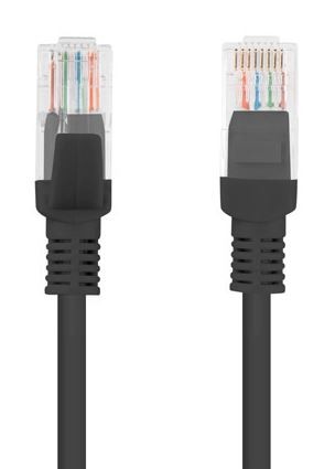 Kabel PATCHCORD KAT.5E 50M CZARNY