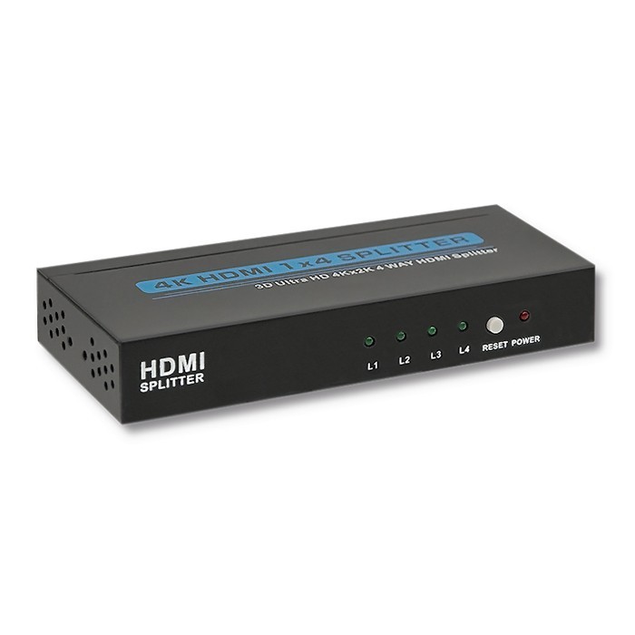 Aktywny rozdzielacz Splitter HDMI 1x4 |  v.1.4 