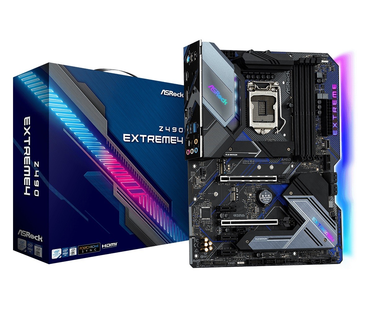 Płyta główna Z490 Extreme4 s1200 4DD R4 HDMI/DSUB/DP/M.2 ATX 