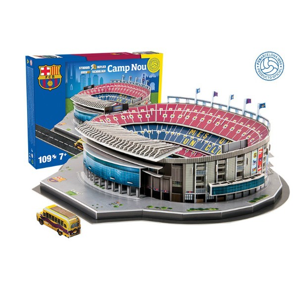 Puzzle 3D Stadion Camp Nou 109 elementów Nanostad 