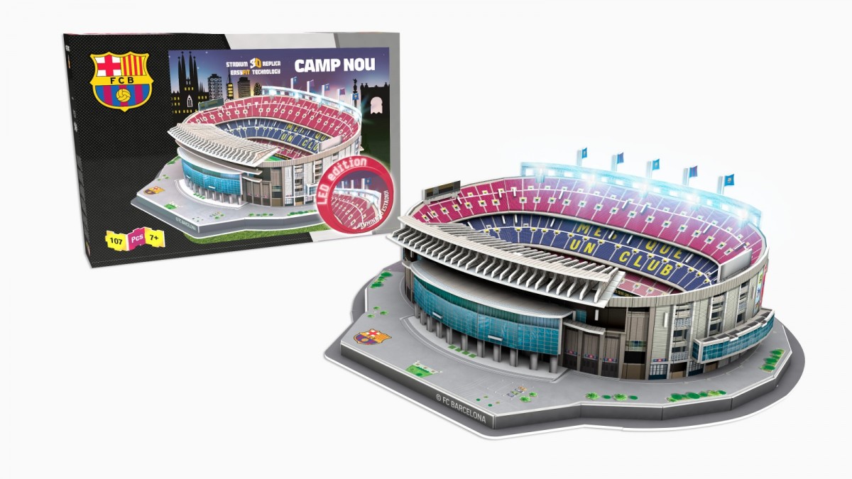 Puzzle 3D Stadion Camp Nou 107 elementów Nanostad 