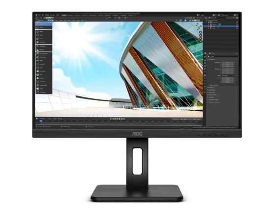 Monitor 24P2C 23.8 IPS DP HDMI USB-C KVM Pivot 