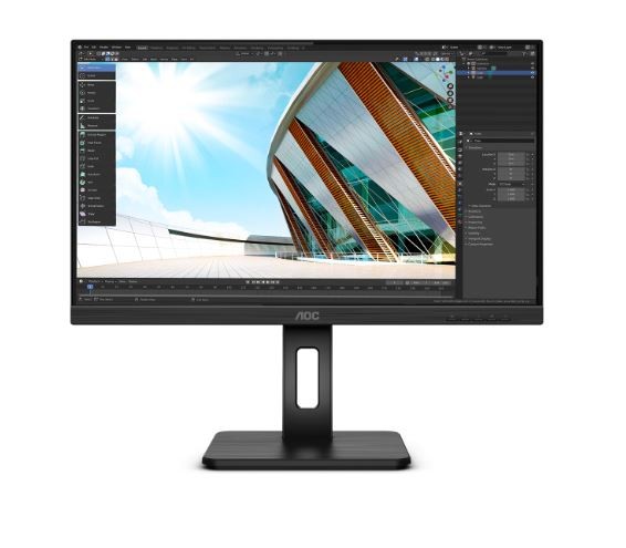 Monitor 24P2Q 23.8 IPS DP DVI HDMI USB Pivot 