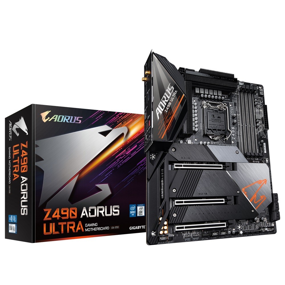 Płyta główna Z490 AORUS ULTRA s1200 4DDR4 HDMI USB-C M.2 ATX