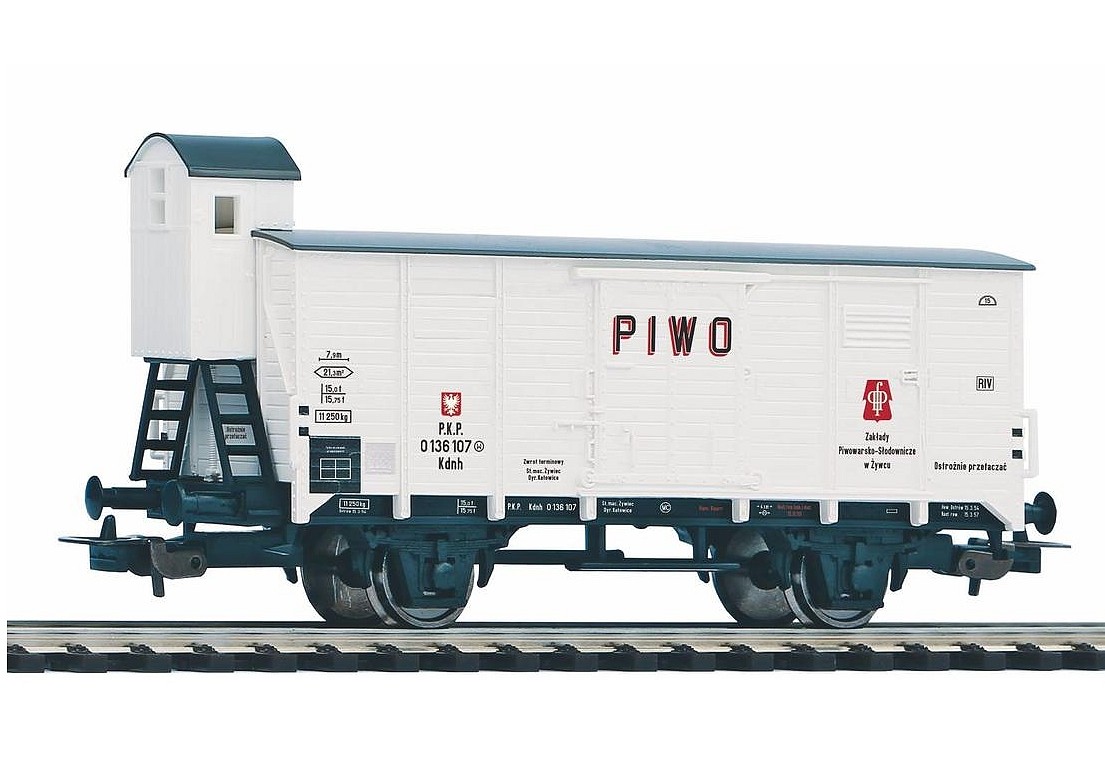 Model plastikowy Wagon towarowy kryty Kdnh PKP Piwo ep.III