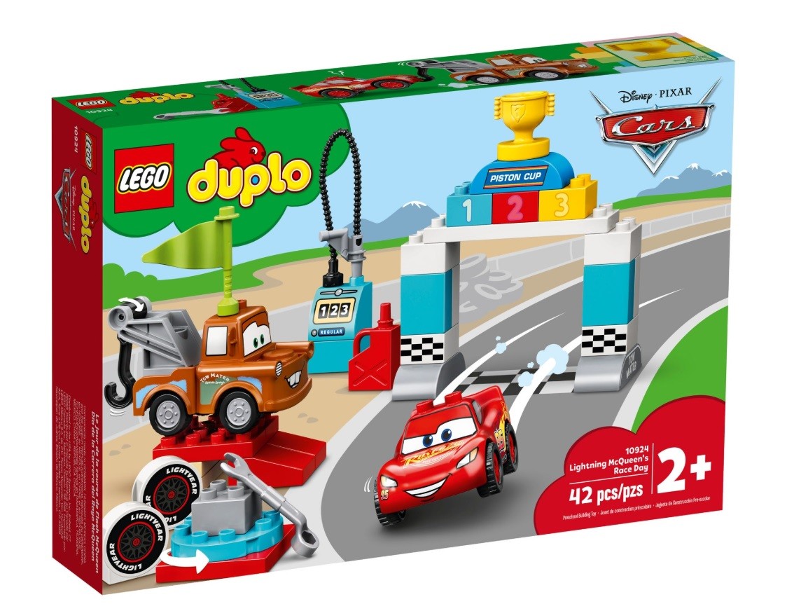 Klocki DUPLO Cars TM Zygzak McQueen na wyścigach