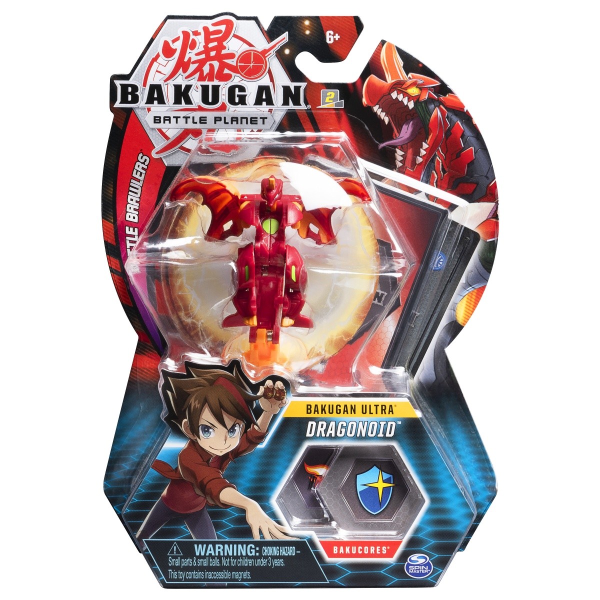 Figurka BAKUGAN Deluxe 1A Dragon noid czerwony
