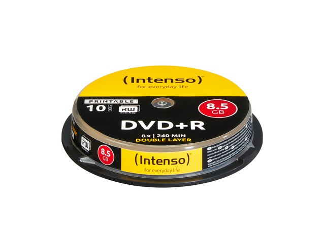 DVD+R 8.5GB Double Layer Printable (10 Cake)