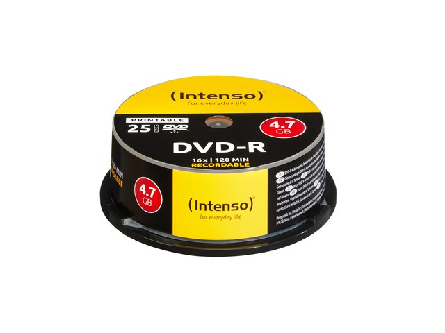 DVD-R 16x 4,7GB Printable (25 Cake)