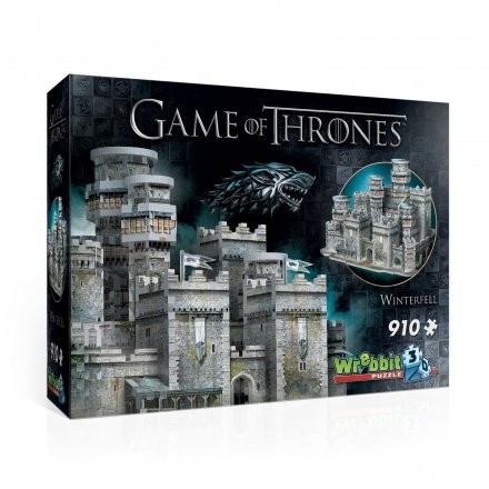 Puzzle 3D 910 elementów Wrebbit, Winterfell Gra o tron