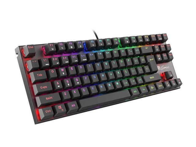 Klawiatura Genesis Thor 300 TKL podświetlenie RGB Outemu Red 