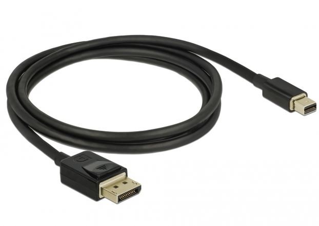 Kabel Displayport Mini - Displayport 1m v1.4 8K czarny 