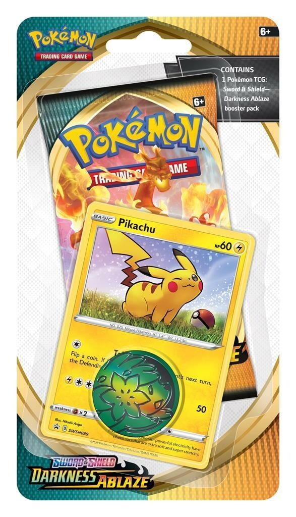 Karty Darkness Ablaze Checklane Blister Pikachu