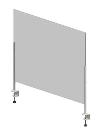 Proscreen 1 Szkło hartowane 100cm x 75cm x 5mm Klemy 