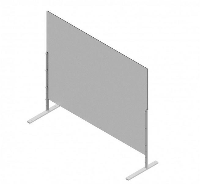 Proscreen 2 Szkło hartowane 100cm x 75cm x 5 mm Stojak 