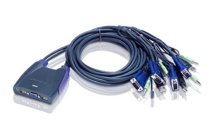 Przełącznik 4 portowy USB KVM Switch 1.8m CS64UZ-AT 