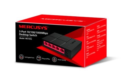 Przełącznik Mercusys MS105G switch 5xGE 