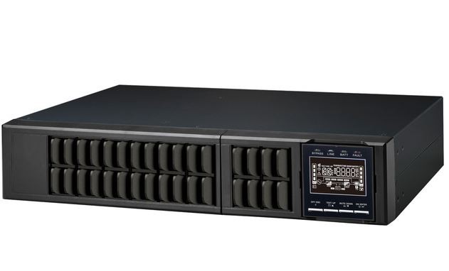 Zasilacz UPS RACK 19 ON-LINE 6000VA RMGS PF1 TERMINAL OUT, UUSB/RS-232, EPO, LCD, BRAK AKU 