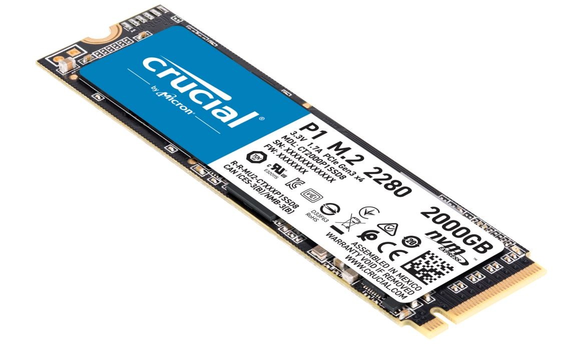 Dysk SSD P1 2000GB M.2 PCIe NVMe 2280 2000/1700MB/s