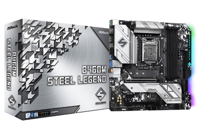 Płyta główna B460M Steel Legend s1200 4DDR4 HDMI/DP M.2 ATX