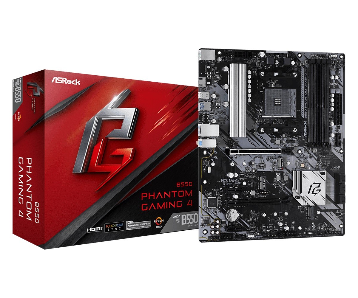 Płyta główna B550 Phantom Gaming 4 AM4 4DDR4 HDMI M.2 ATX 