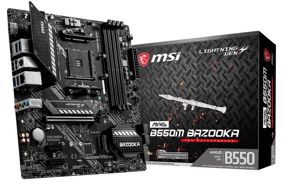 Płyta główna MAG B550M BAZOOKA AM4 4DDR4 HDMI/DP M.2 mATX