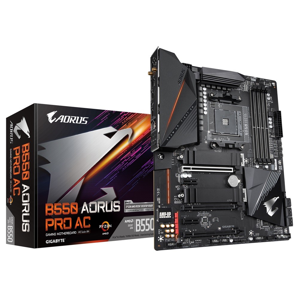 Płyta główna B550 AORUS PRO AC AM4 4DDR4 HDMI M.2 ATX 